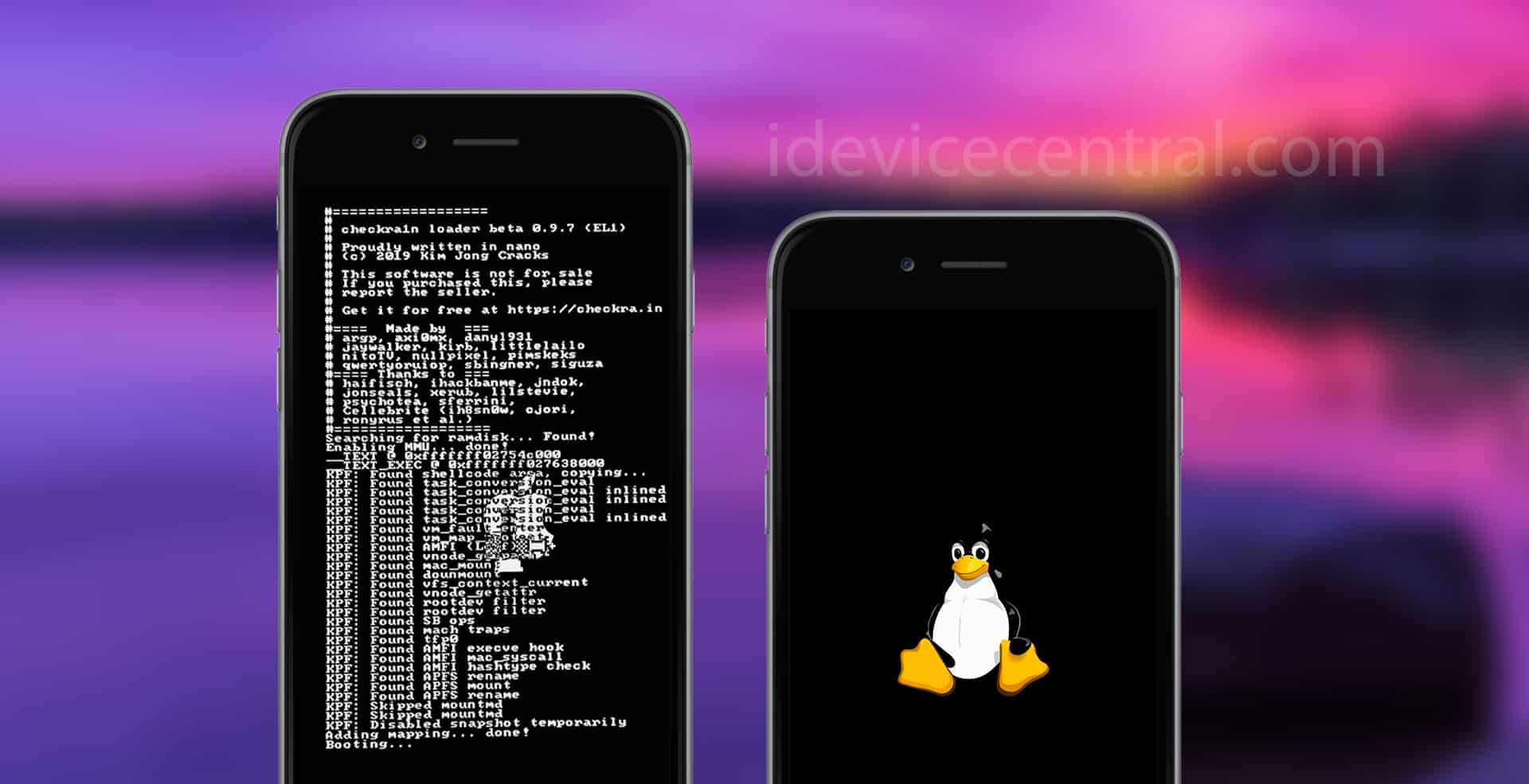 Linux ios. Установка Linux на iphone.