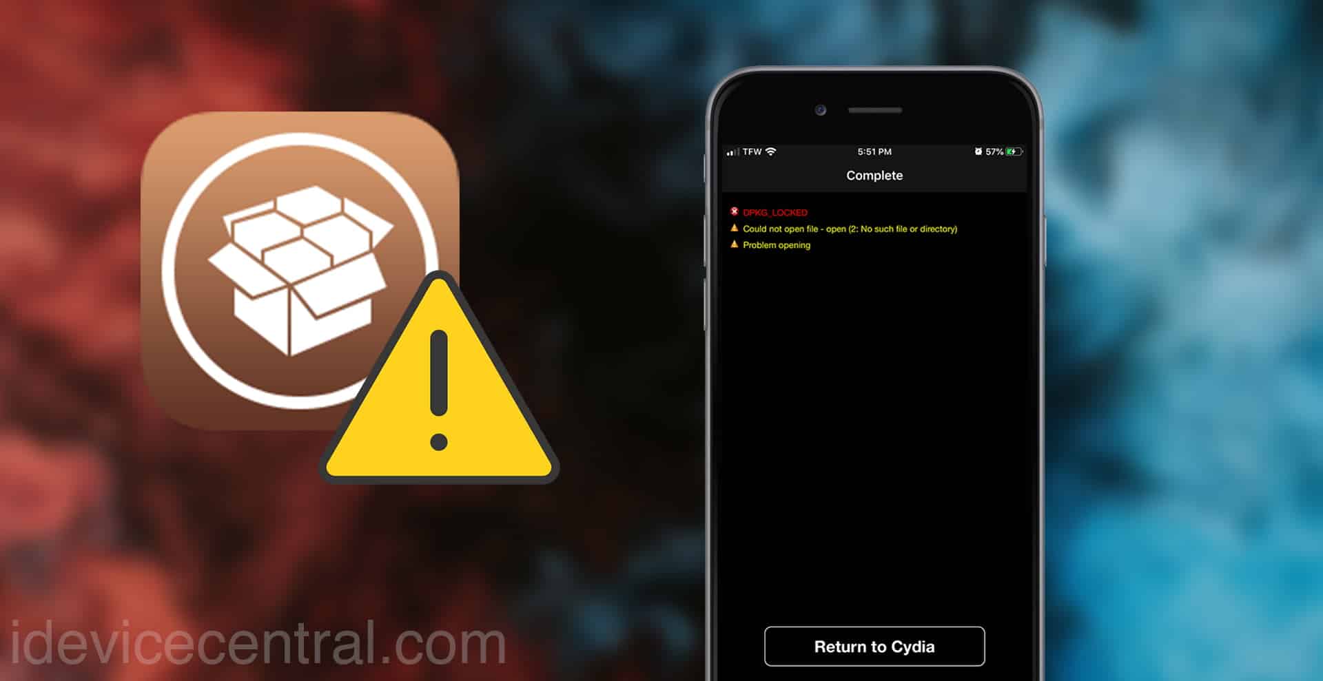 How to fix DPKG_LOCKED error in Cydia / Sileo / Zebra on iOS Jailbreaks