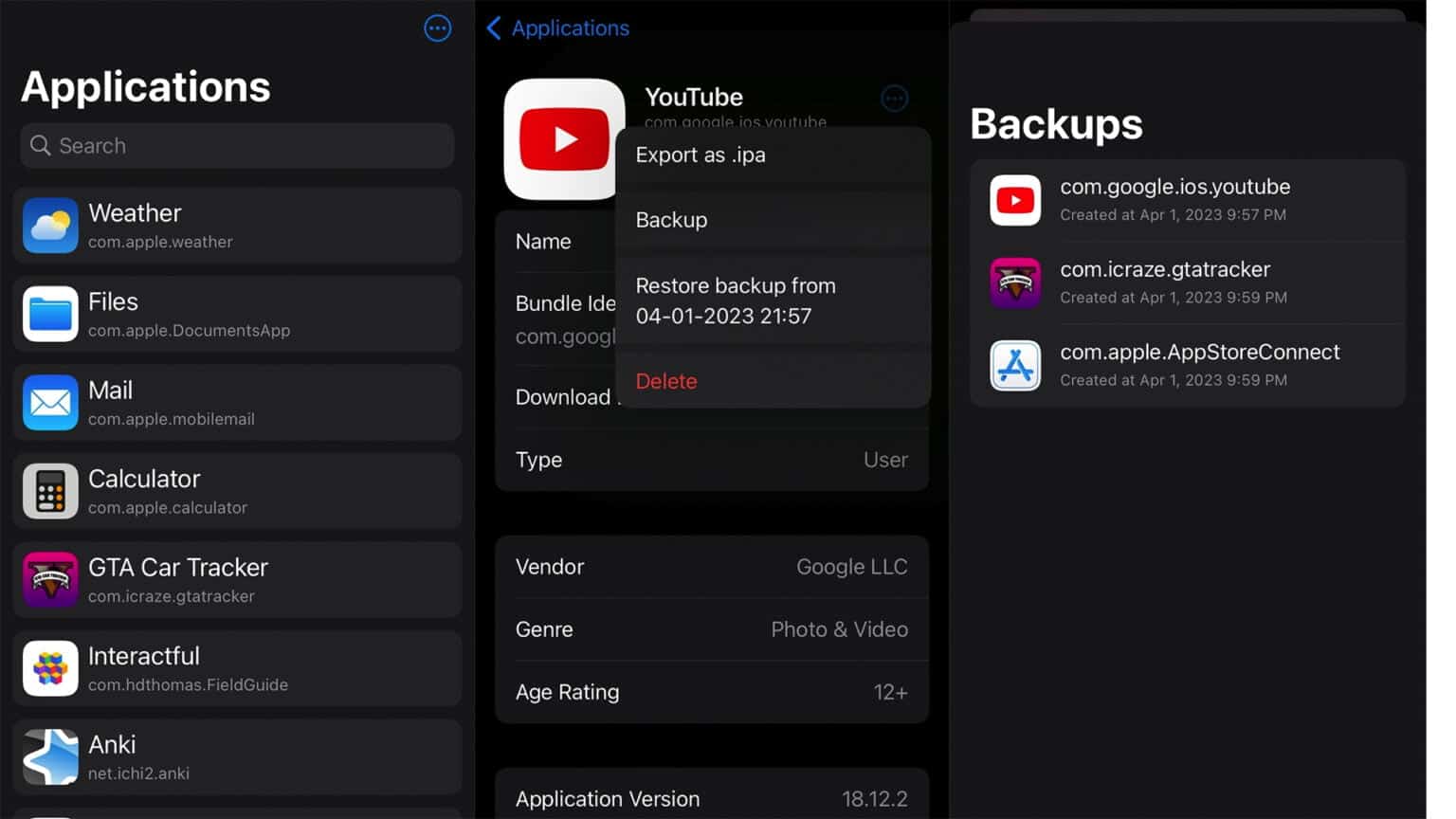 AppIndex Tweak RELEASED! Backup Applications To IPA on iOS - iDevice ...