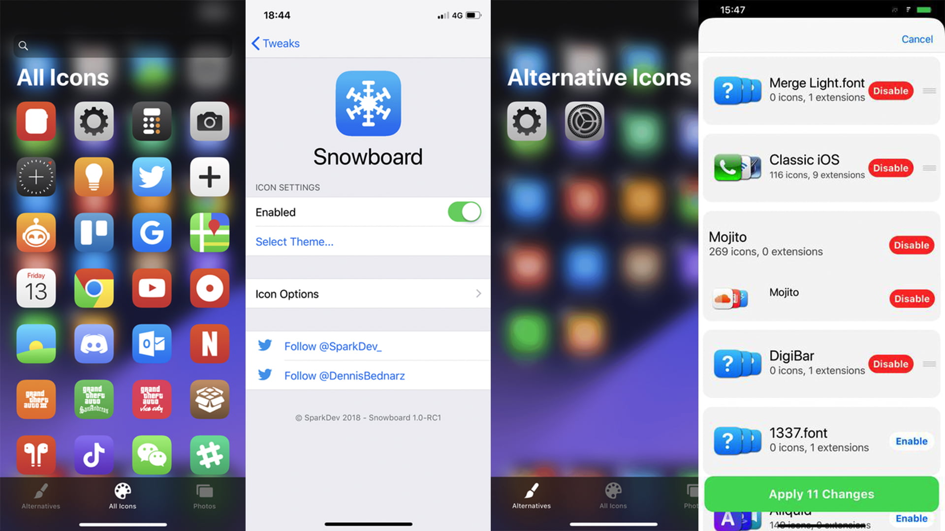 SnowBoard for iOS 15: The Must-Have Icon Theming Tweak! Install Themes on iOS