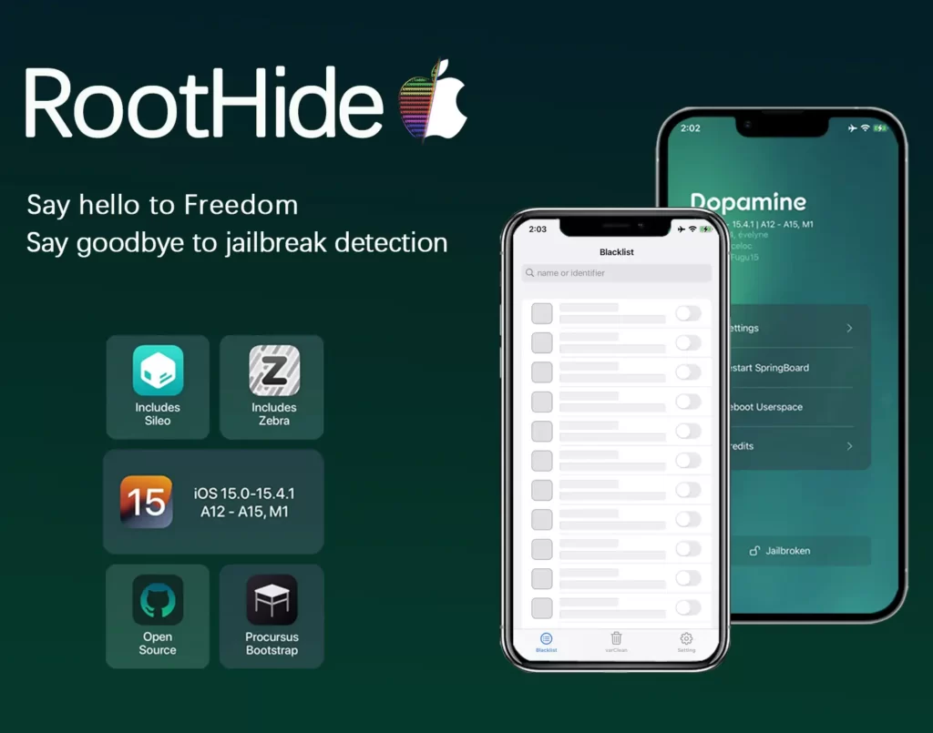 RootHide Jailbreak