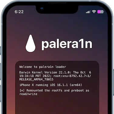 PaleRa1n Jailbreak app on iOS