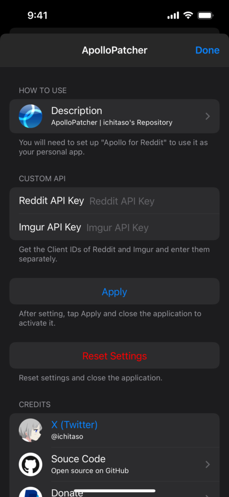 ApolloPatcher Tweak