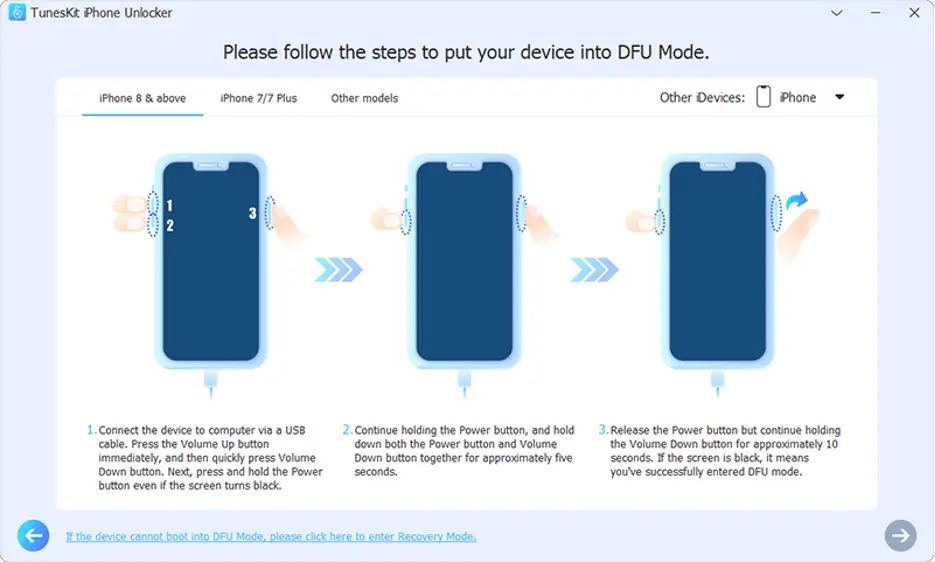 How to put iPhone in DFU mode
