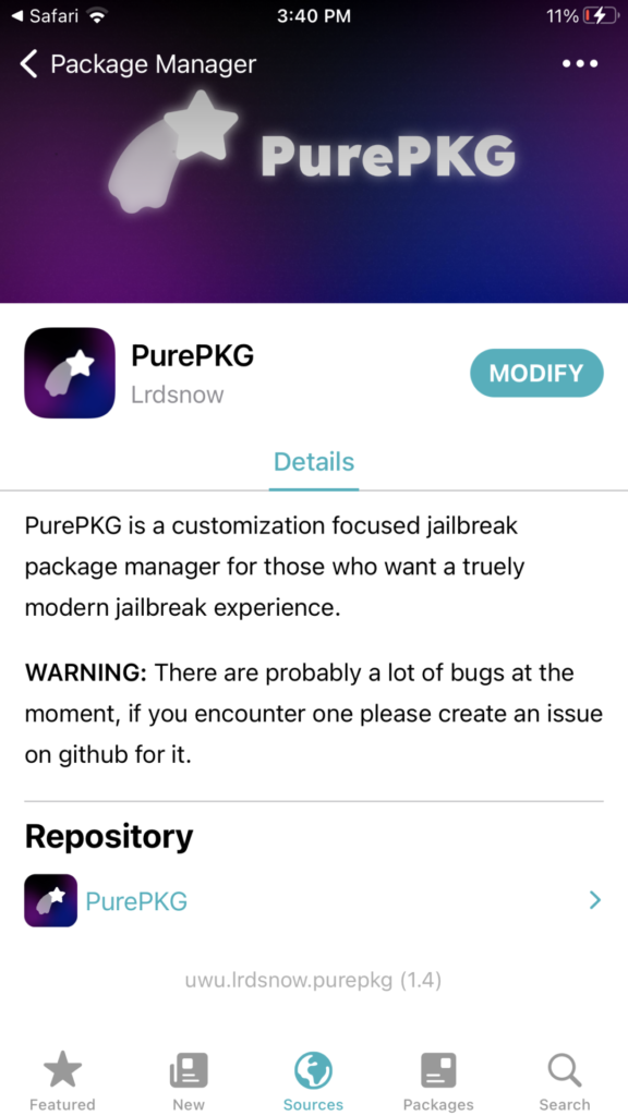 Find and Install PurePKG