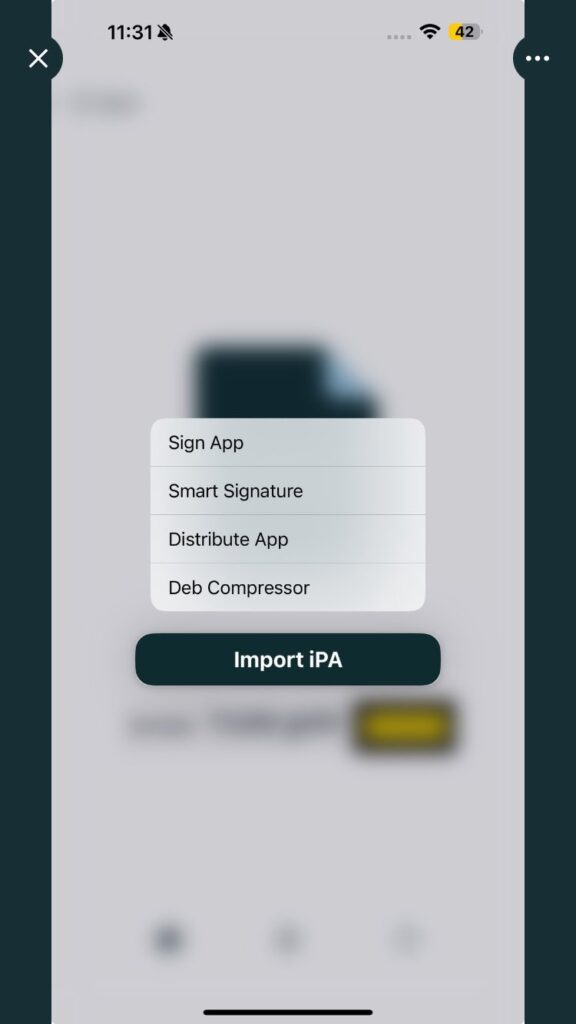 Sierra import IPA file