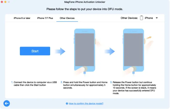 MagFone - Put iPhone in DFU Mode