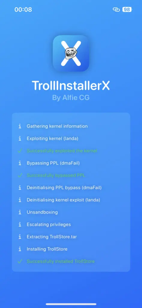 TrollInstallerX