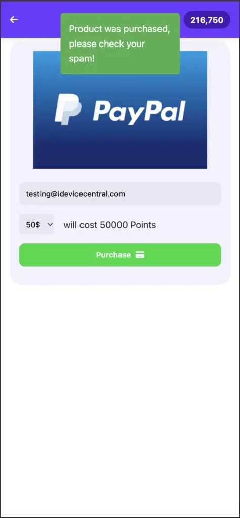 LootValley redeeming reward - iDevice Central LootValley redeeming reward