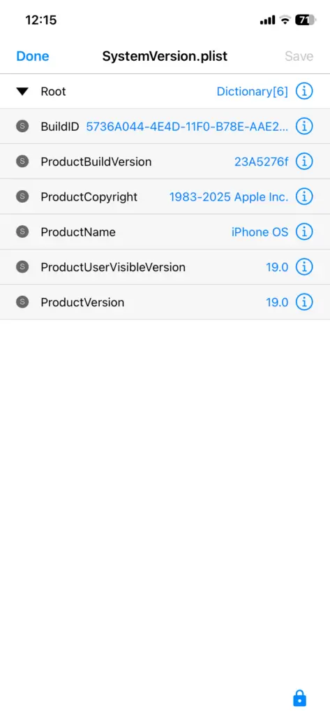 Filza File Manager iOS 26 no exploit - iDevice Central Filza on iOS 26 opening a PLIST file without jailbreak