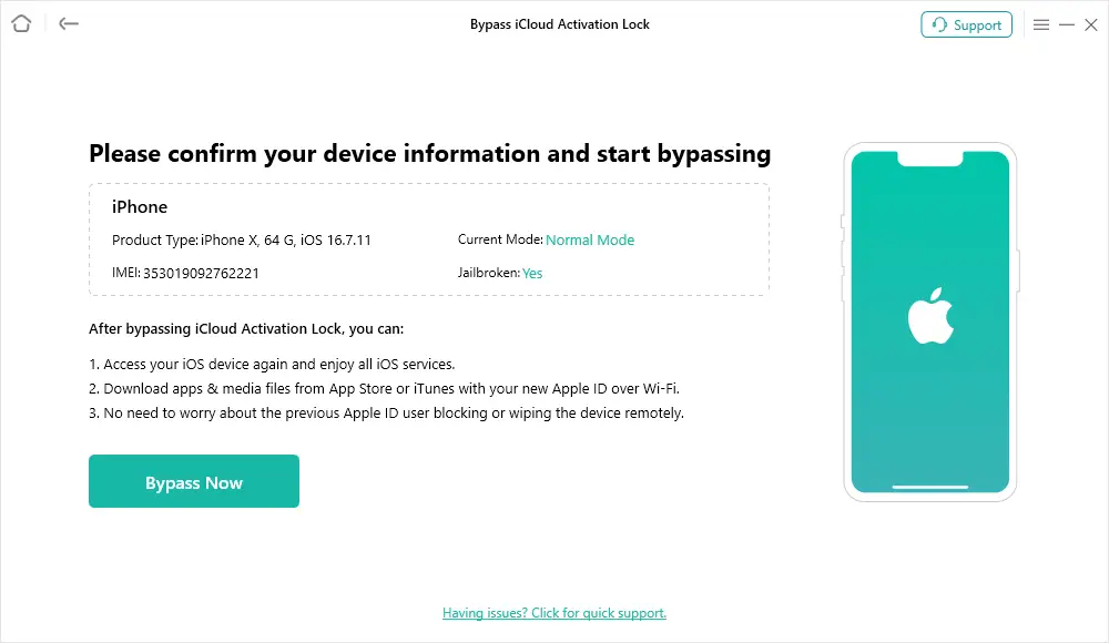 anyunlock-bypass-icloud-activation-lock-14 - iDevice Central Click Bypass Now Button and Exit DFU Mode