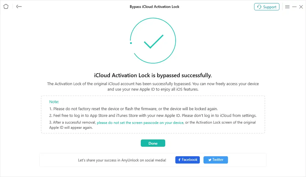 anyunlock-bypass-icloud-activation-lock-17 - iDevice Central iCloud Bypass Successful iOS 18