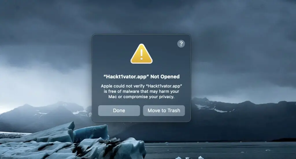 Screenshot - iDevice Central Apple could not verify “Hackt1vator.app