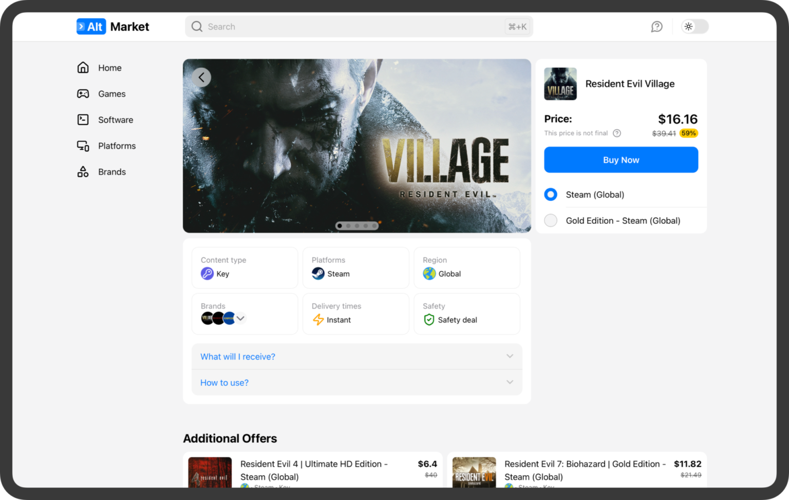 How to use AltMarket.app: The New Digital Storefront for Discounted ...