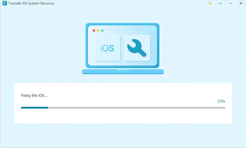 Fixing iOS using TunesKit iOSSystem Recovery