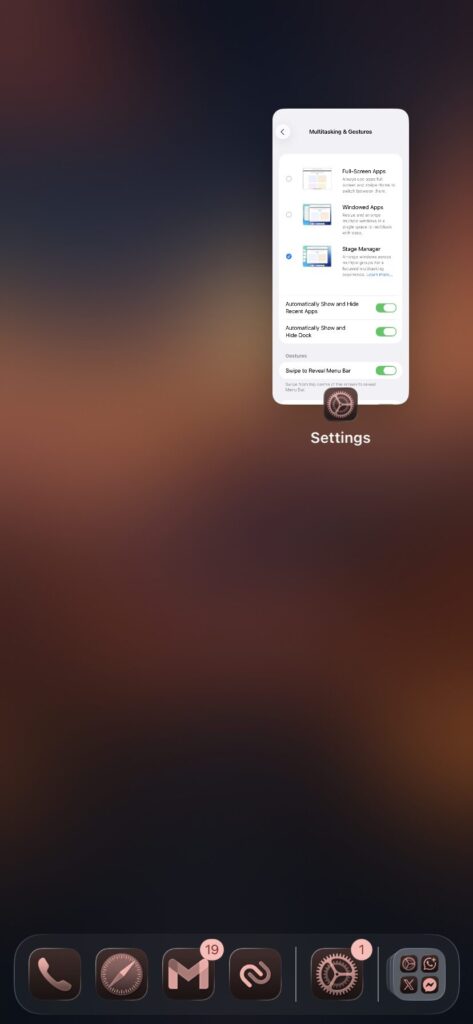 Screenshot - iDevice Central Enable stage Manager on iPhone with MobileGestalt
