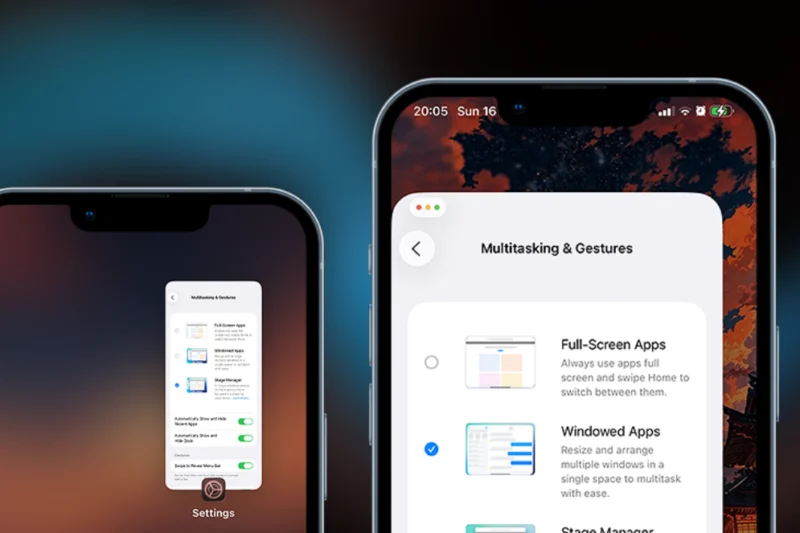 How to Enable iPad Features like MultiTasking & Stage Manager on iPhone via MobileGestalt