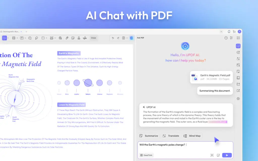 AI summarize PDF documents
