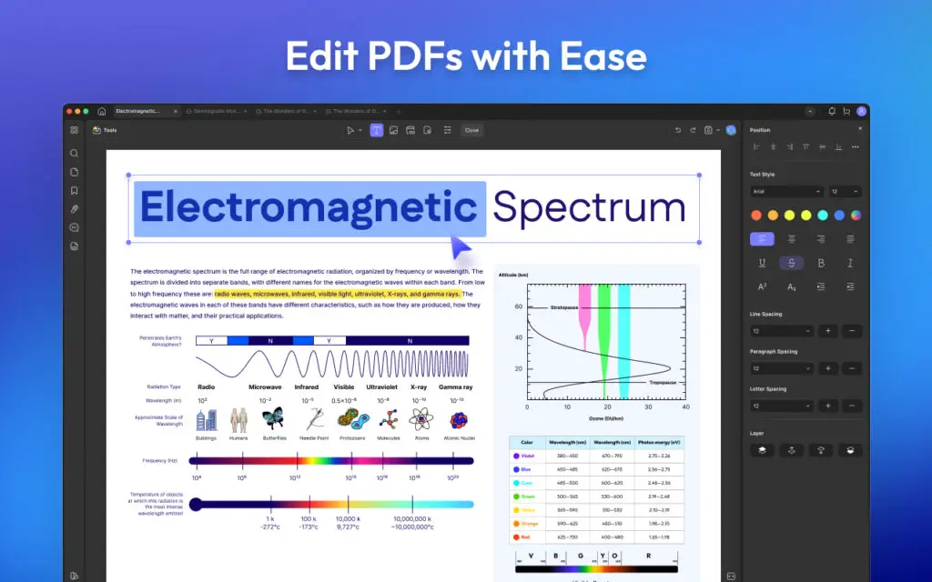 EDIT PDF FILES EASILY