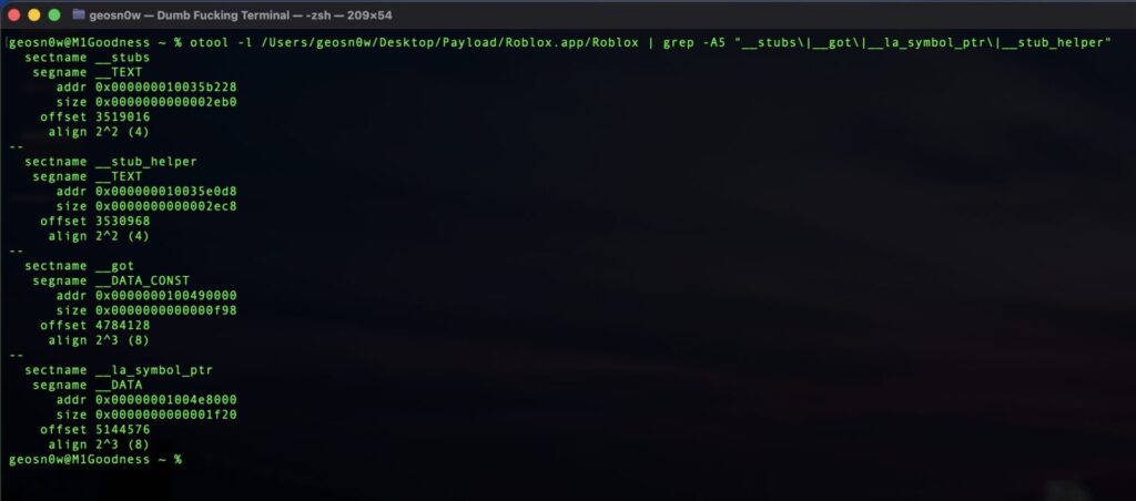Using __got and __la_symbol_ptr for iOS Hacking / Tweak Development 